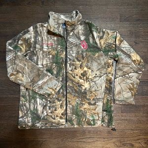 Oklahoma Sooners Camo Columbia PHG Full-Zip